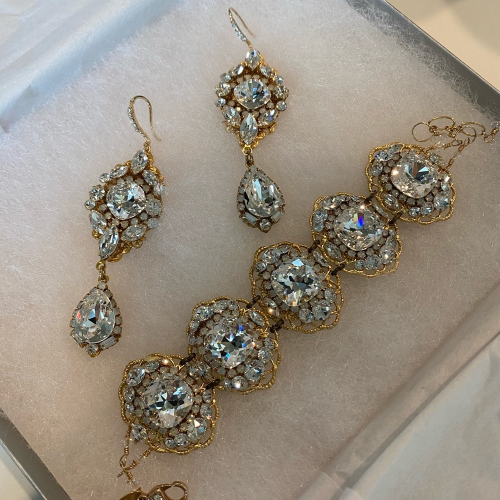 Earrings and Bracelet